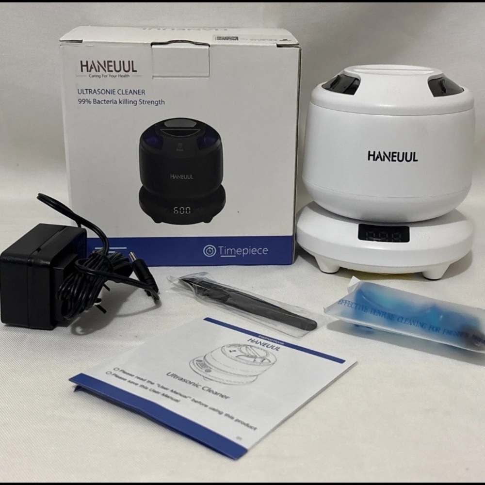 Ultrasonic Retainer Cleaner for Dentures & Aligner, Durable Removable Base Top